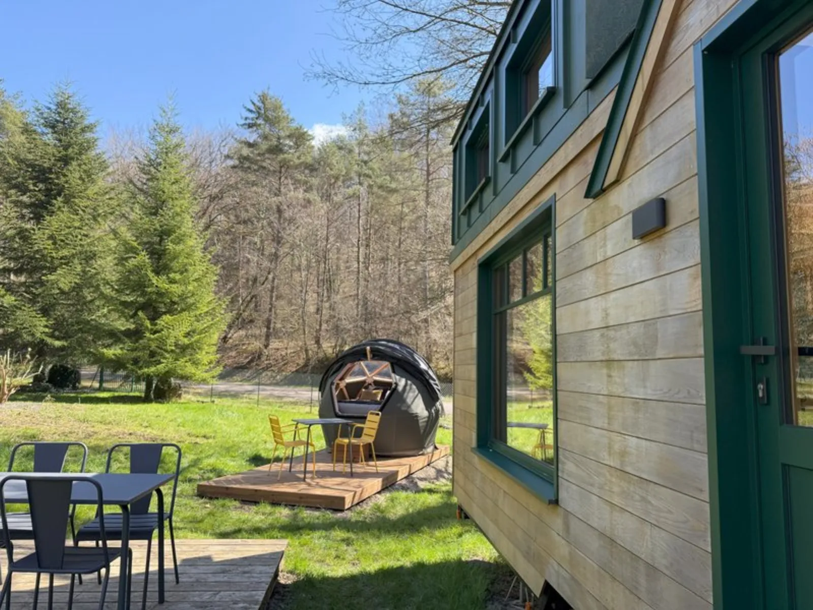 Dodomy House - Salamandre : Dôme en Bourgogne (Bourgogne-Franche-Comté) - dôme à Vernois Les Vesvres, Côte-d'Or