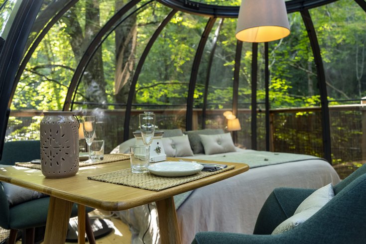 Dôme perché Spa - Chouette : Dôme en Bourgogne (Bourgogne-Franche-Comté) – photo 6 sur 17