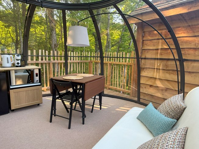 Grand dôme perché Spa - Geai des chênes : Dôme en Bourgogne (Bourgogne-Franche-Comté) – photo 6 sur 16