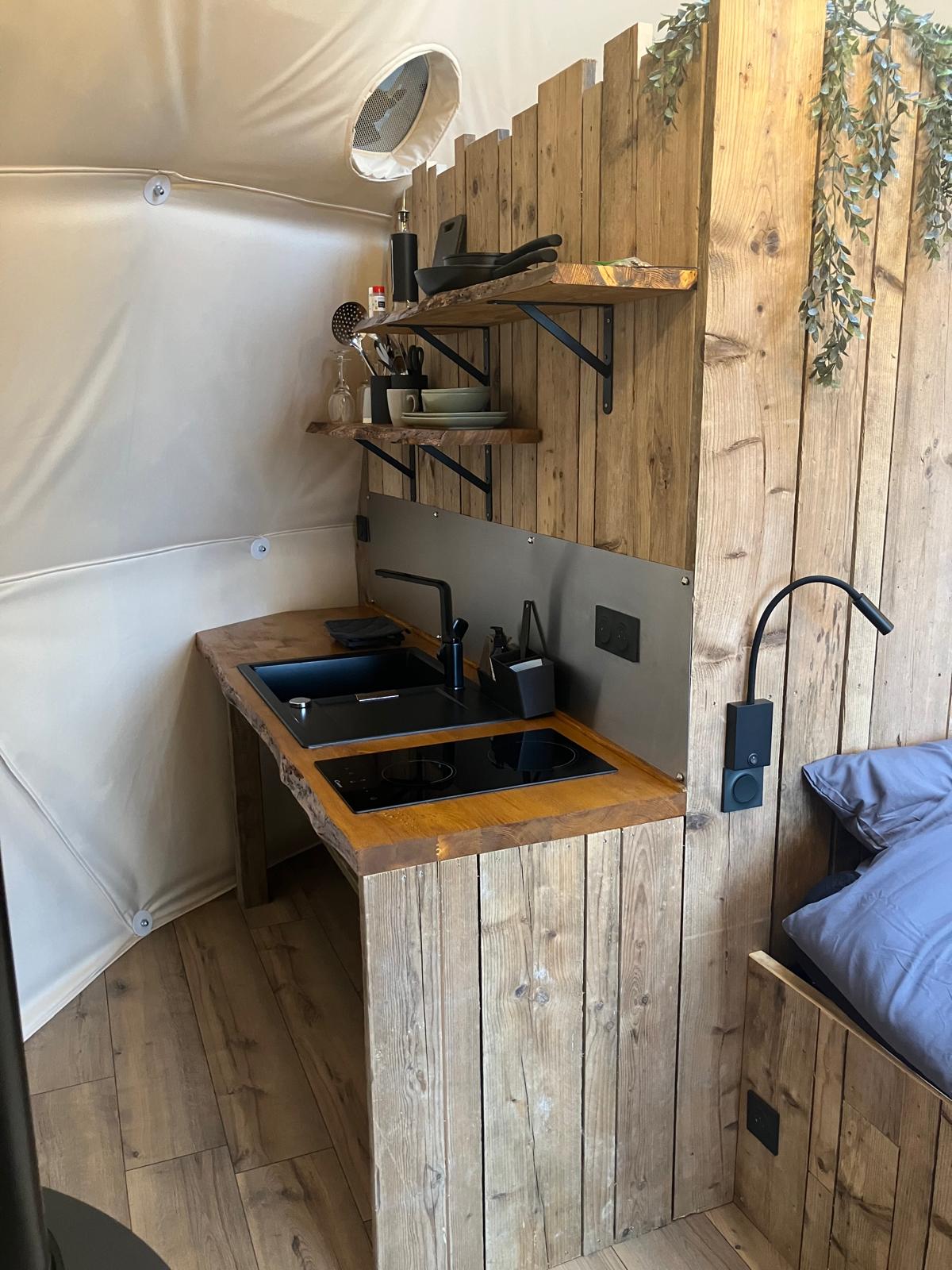 -la Ferme 1851- Cabane Spa nordique privé vue sur champs – photo 8 sur 34