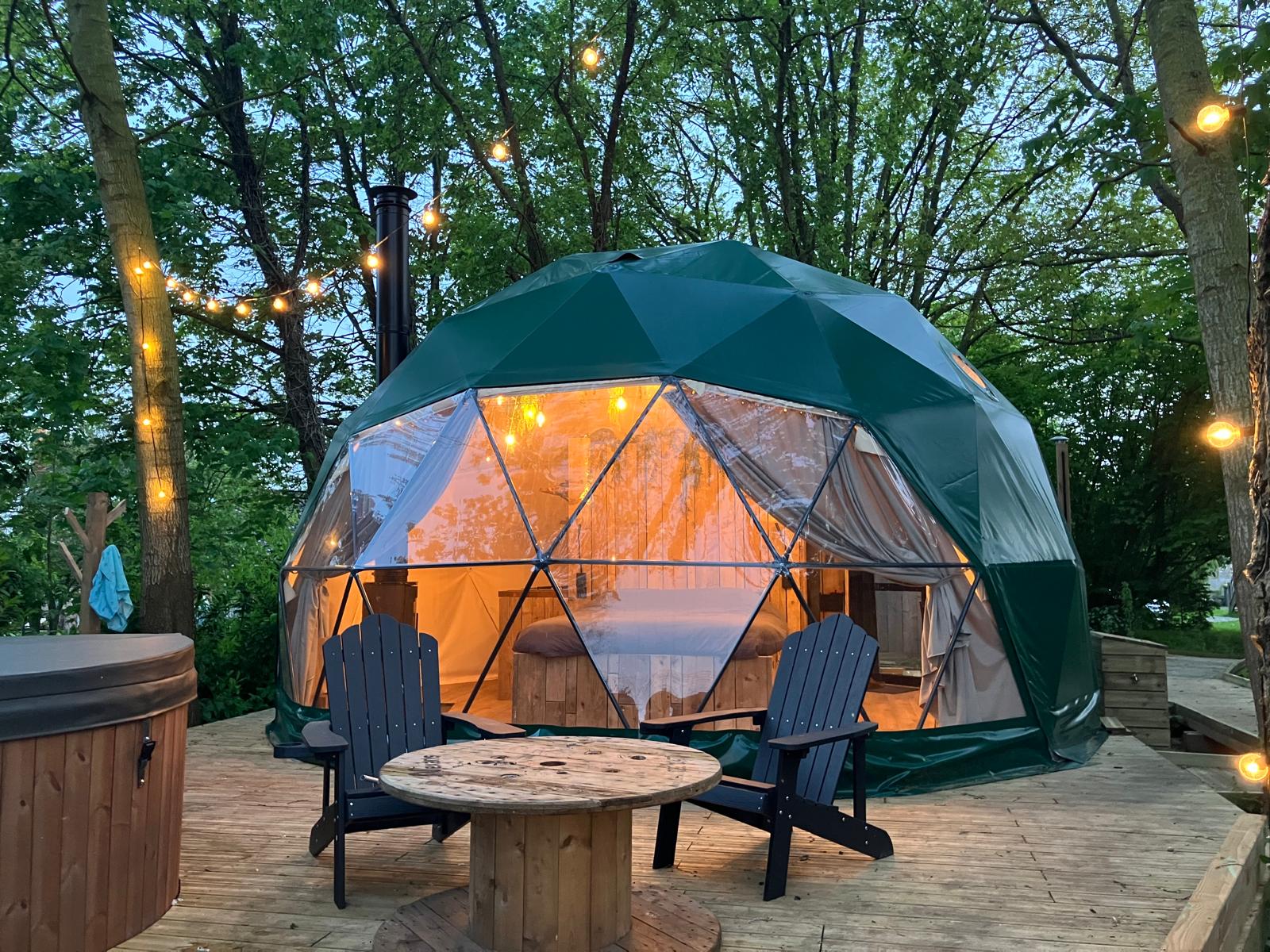 -la Ferme 1851- Cabane Spa nordique privé vue sur champs – photo 17 sur 34