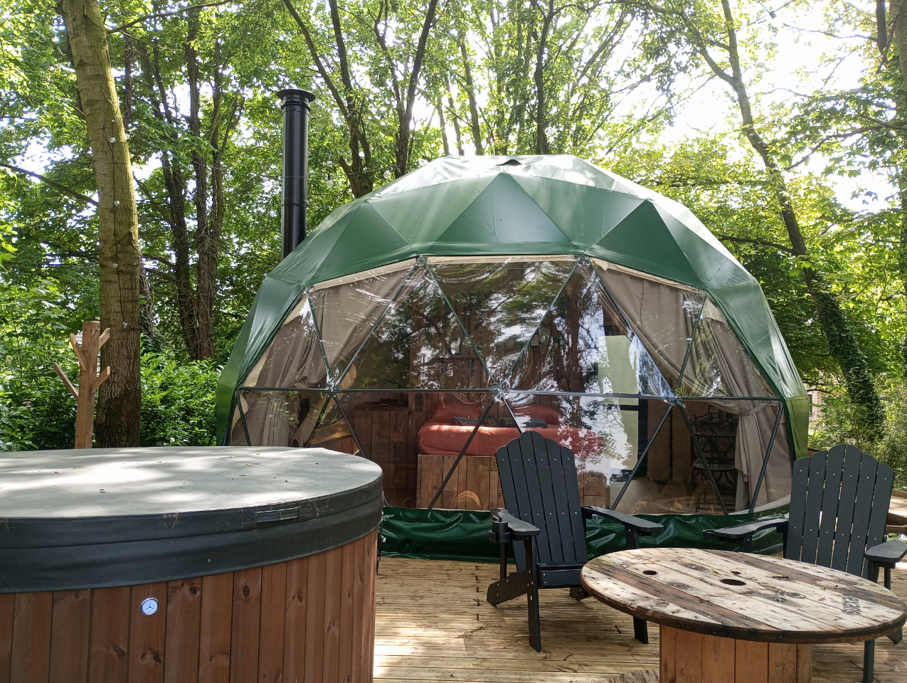 -la Ferme 1851- Cabane Spa nordique privé vue sur champs – photo 18 sur 34