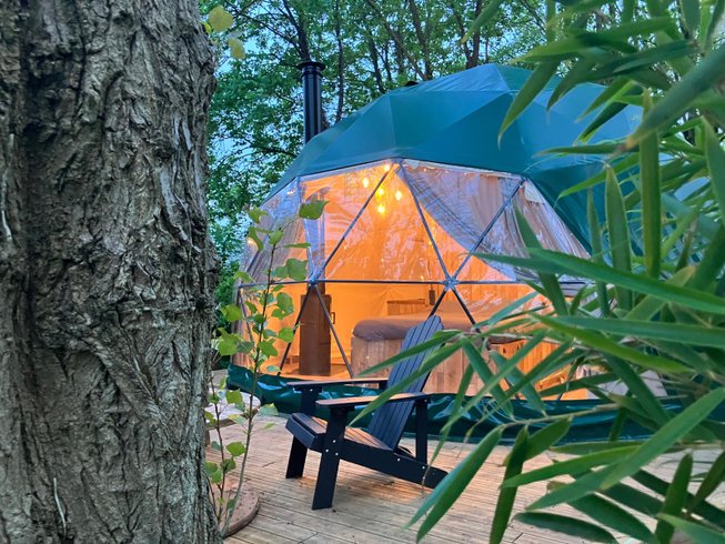 Le Coup Fourré & Spa : Dôme en Nord-Pas-de-Calais (Hauts-de-France) – cadre naturel Nord