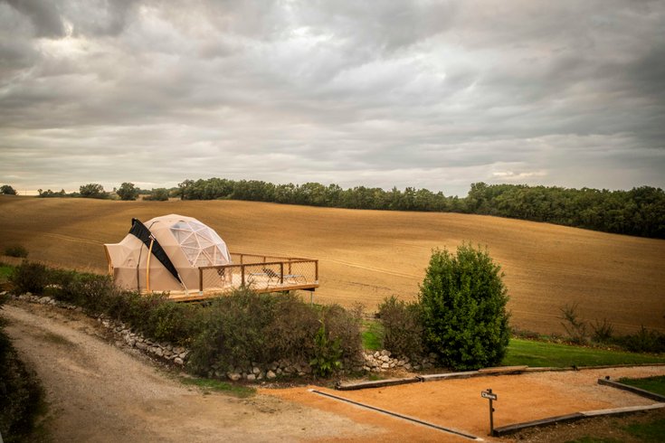 La butte et son bain nordique : Dôme en Midi-Pyrénées (Occitanie) – photo 6 sur 40