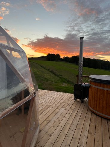 La butte et son bain nordique : Dôme en Midi-Pyrénées (Occitanie) – photo 7 sur 40