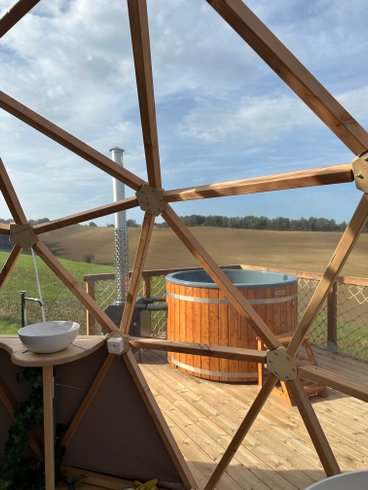 La butte et son bain nordique : Dôme en Midi-Pyrénées (Occitanie) – photo 12 sur 40