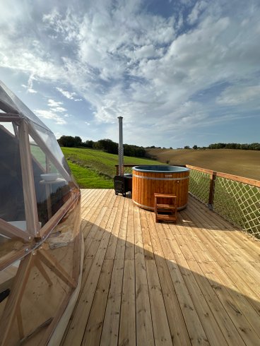 La butte et son bain nordique : Dôme en Midi-Pyrénées (Occitanie) – photo 13 sur 40