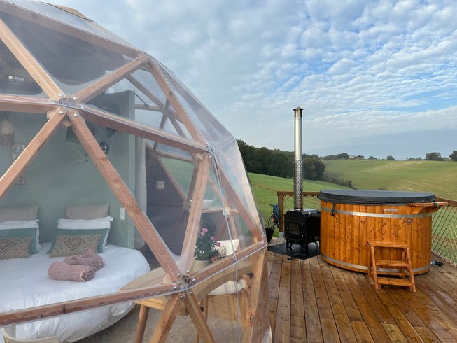 La butte et son bain nordique : Dôme en Midi-Pyrénées (Occitanie) – photo 26 sur 40