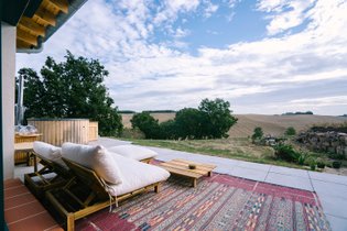 La butte et son bain nordique : Dôme en Midi-Pyrénées (Occitanie) – photo 36 sur 40