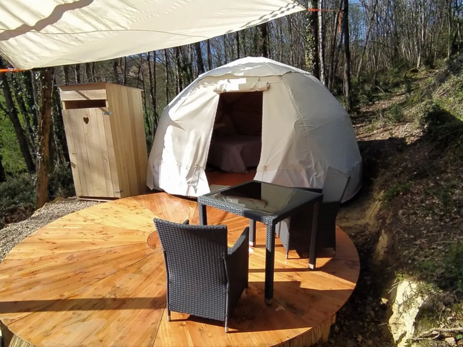 Le Dôme de la Maison de Tari : Dôme en Aquitaine (Nouvelle Aquitaine) - vue extérieure