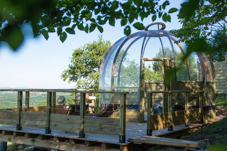 Équipements du dôme à Noailhac