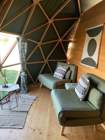 Chambre dôme sous les étoiles à Lanouaille