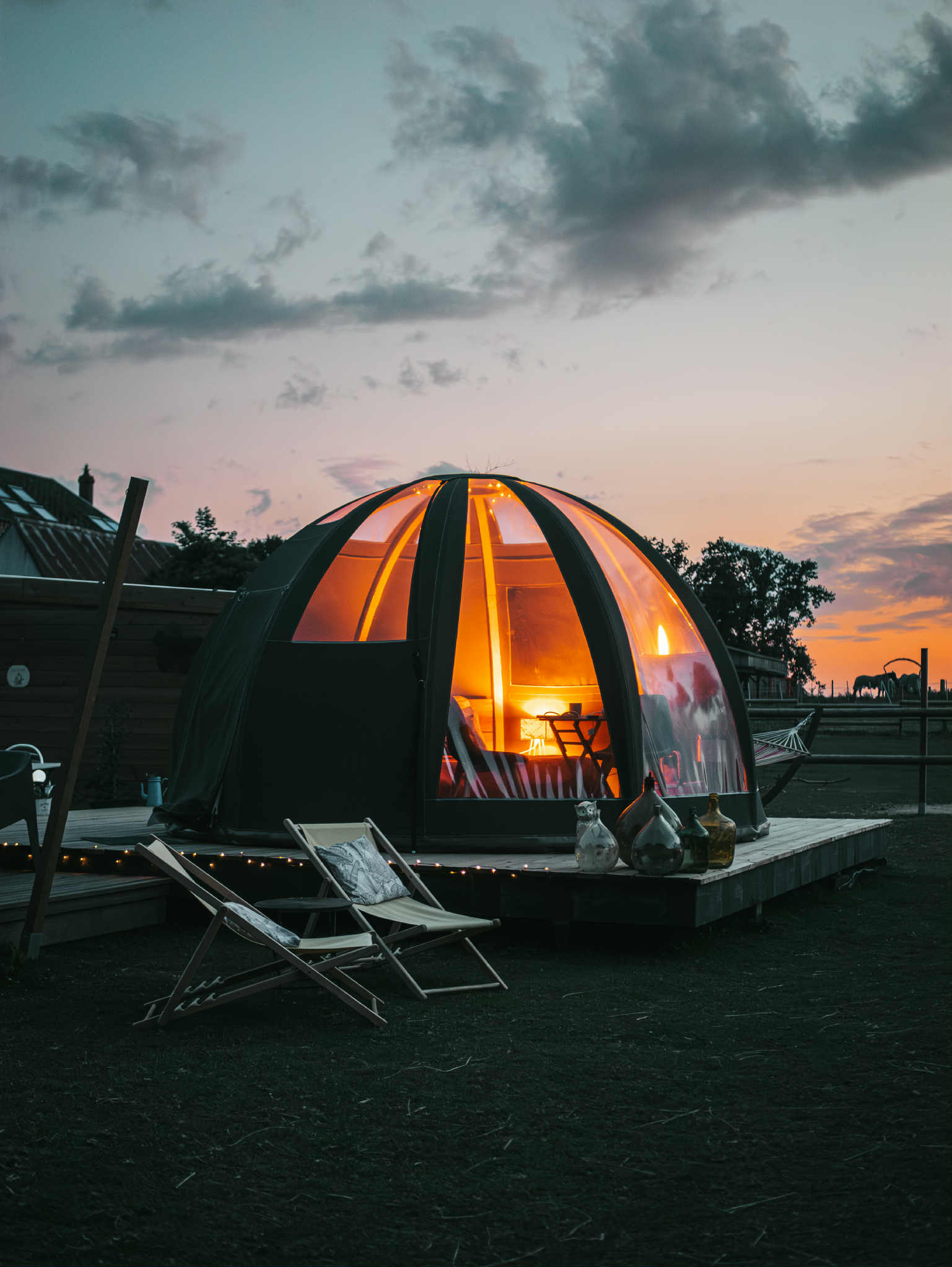 La nuit des Alpagas – vue extérieure