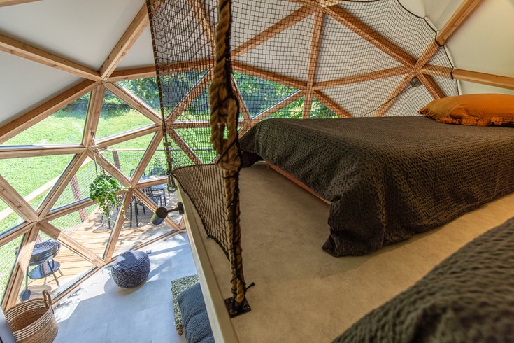 Dôme panoramique, une immersion totale dans la nature : Dôme en Rhône-Alpes (Auvergne-Rhône-Alpes) – photo 13 sur 28