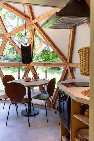 Dôme panoramique, une immersion totale dans la nature : Dôme en Rhône-Alpes (Auvergne-Rhône-Alpes) – photo 20 sur 28