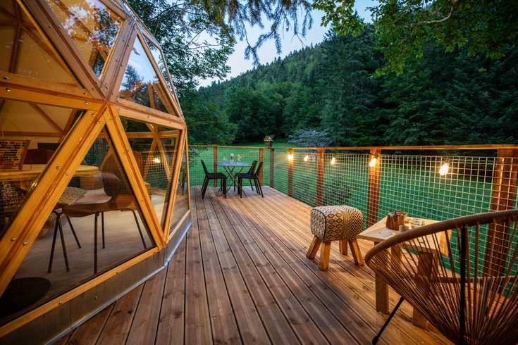 Dôme panoramique, une immersion totale dans la nature : Dôme en Rhône-Alpes (Auvergne-Rhône-Alpes) – photo 22 sur 28
