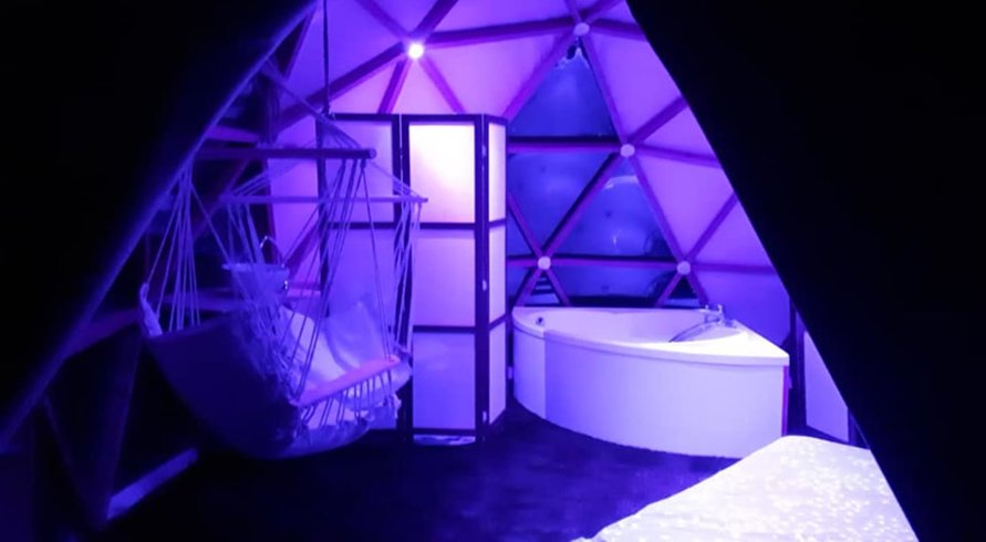 Le Géopod de la Tuilière : Dôme en Provence-Alpes-Côte d'Azur – cadre naturel Var