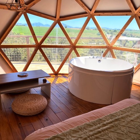 Intérieur dôme à Valensole