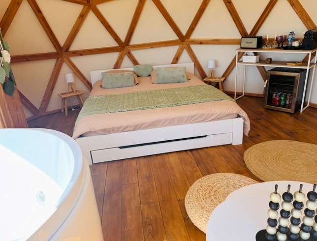 Chambre dôme sous les étoiles à Valensole