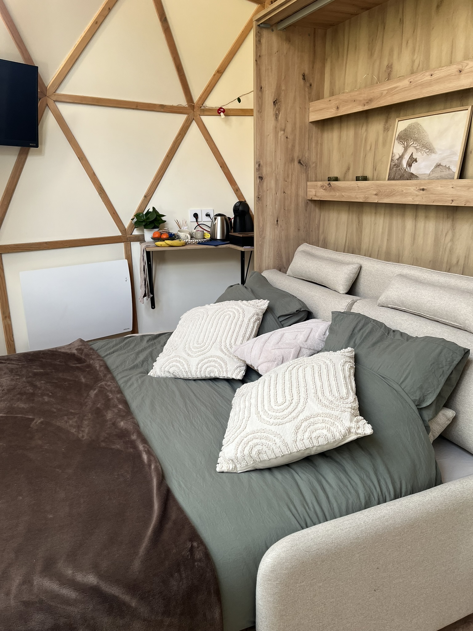 Chambre dôme sous les étoiles à Beauvoir En Lyons
