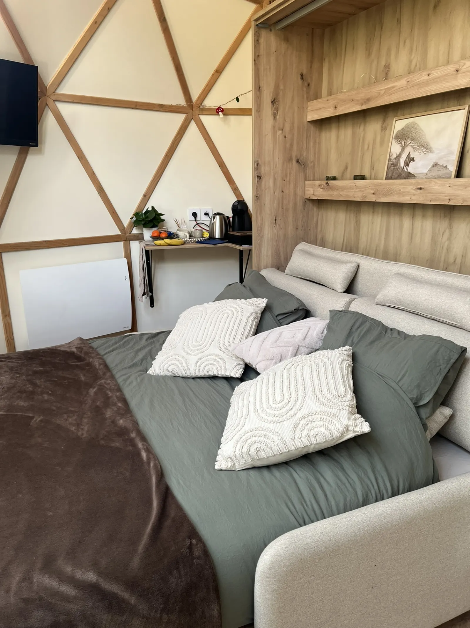 Chambre dôme sous les étoiles à Beauvoir En Lyons