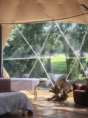 Chambre dôme sous les étoiles à Saint-Jean-D'elle