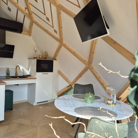 Chambre zome sous les étoiles à Gomené