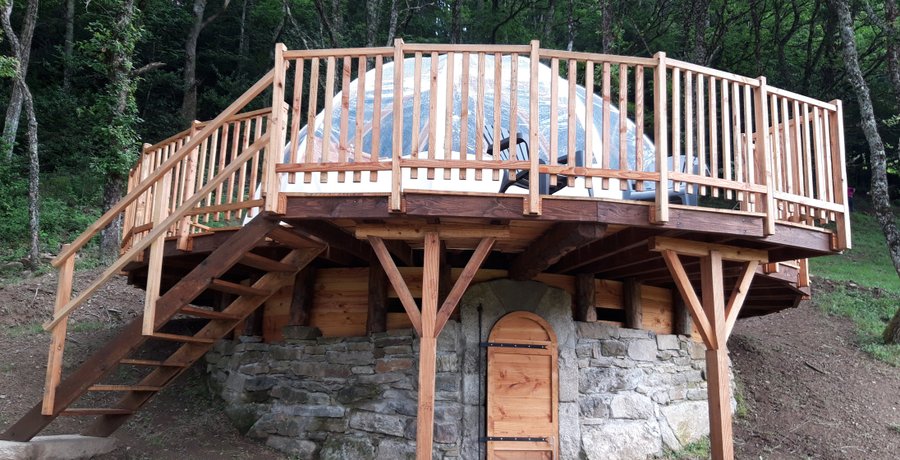 Le Dôme à Marie : Dôme en Midi-Pyrénées (Occitanie) – vue extérieure