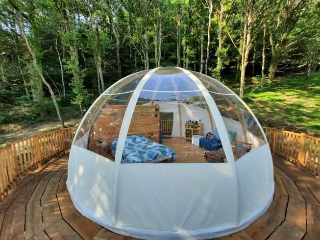 Chambre dôme sous les étoiles à Cambounés