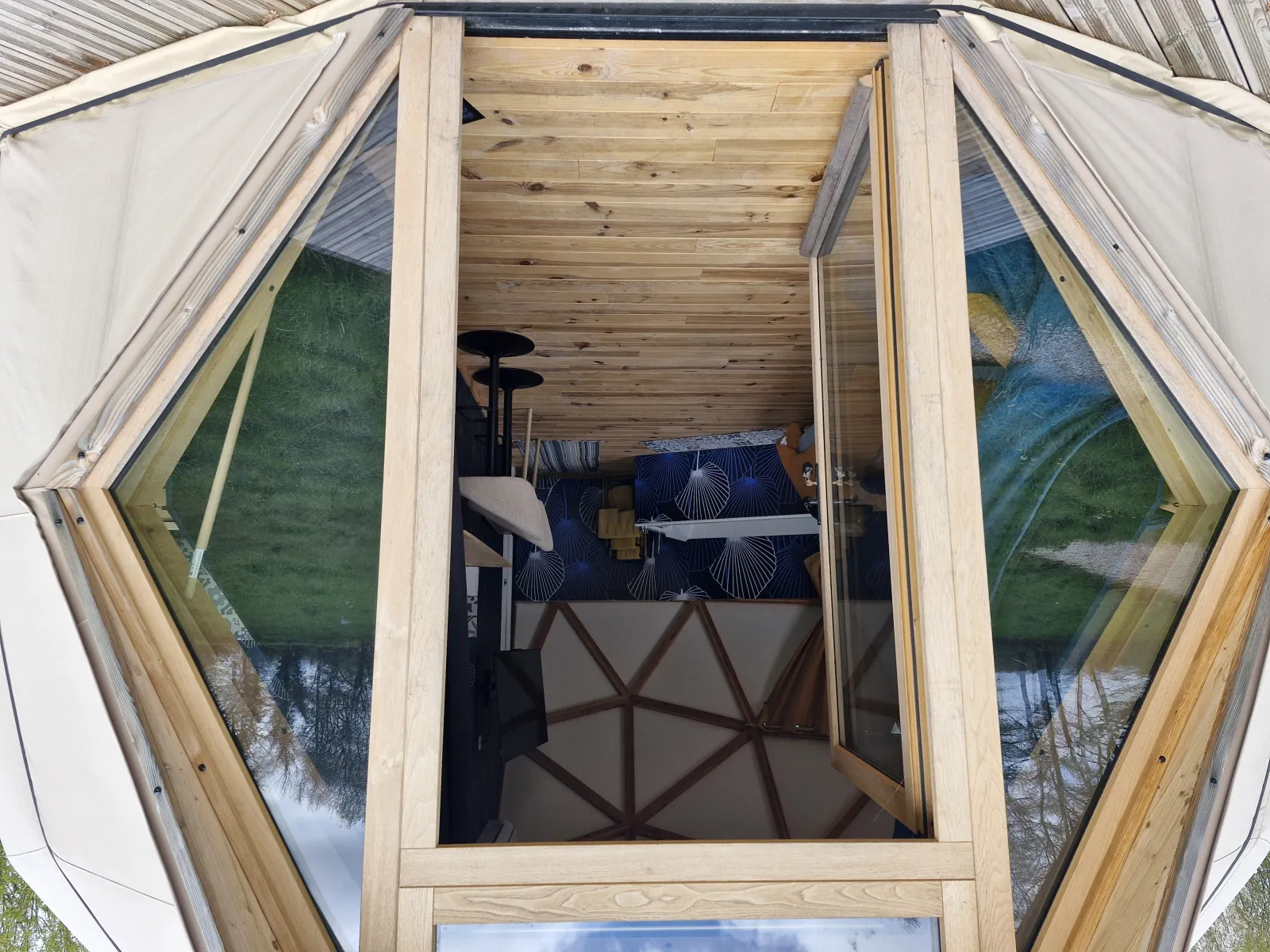 Chambre dôme sous les étoiles à Concressault