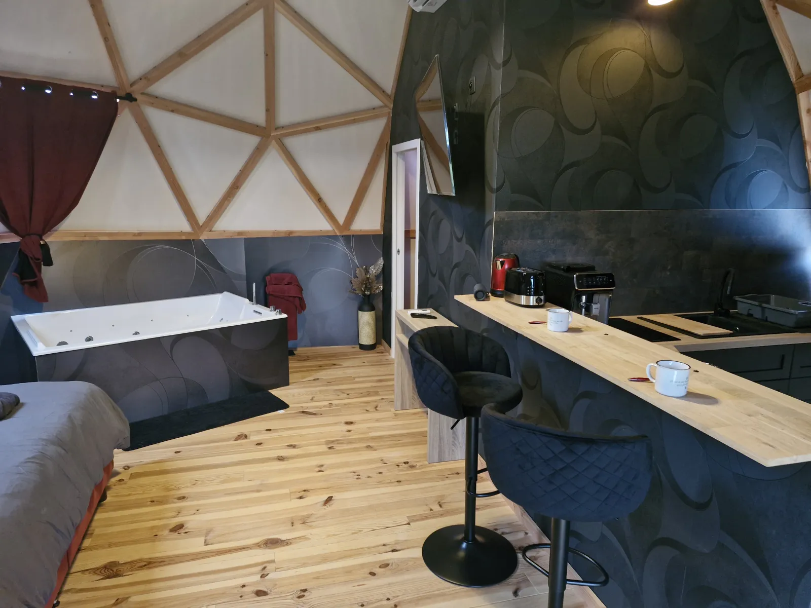 Chambre dôme sous les étoiles à Concressault