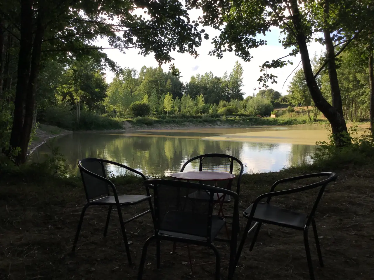 Le dôme de l'étang - Dôme en bois au bord d'un étang (Saint-Pardoux-Soutiers, Deux-Sèvres) - photo 6 sur 11
