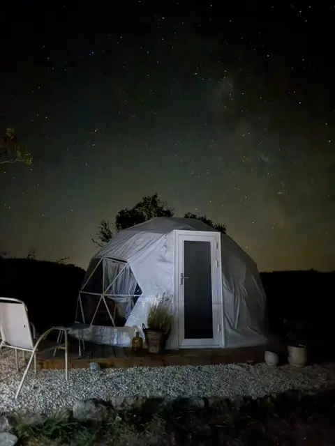 Chambre dôme sous les étoiles à Cherrueix