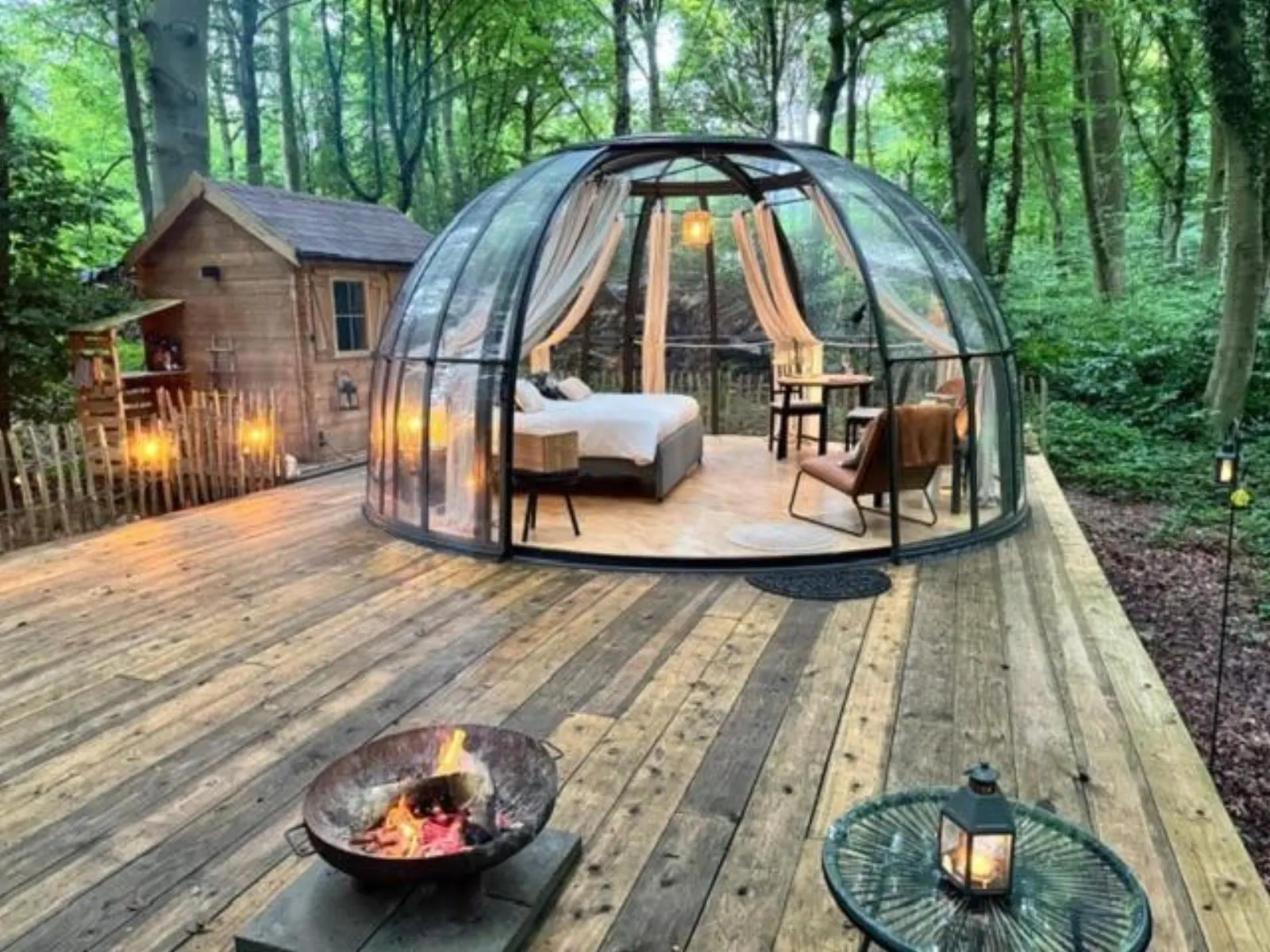 Le Dôme de Namur - Une nuit insolite dans les bois - bulle à Champion, Belgique