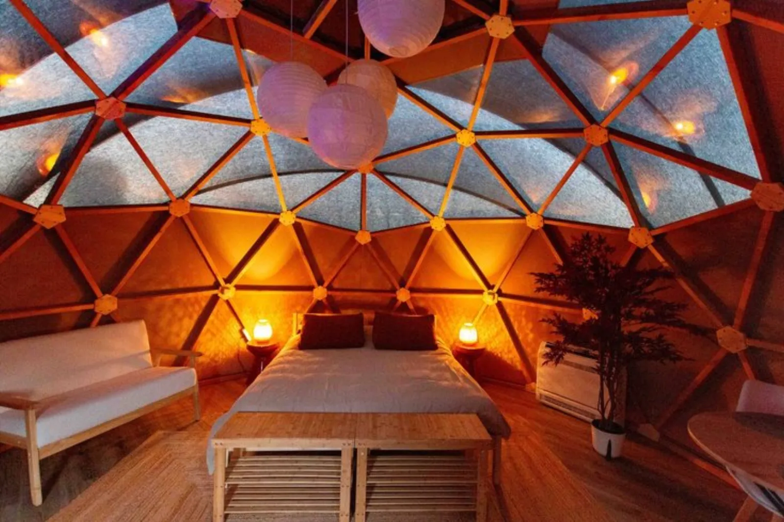 Chambre dôme sous les étoiles à Holving