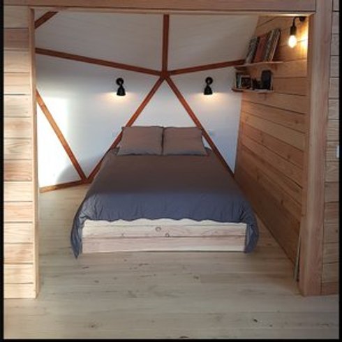 Chambre dôme sous les étoiles à Champrenault