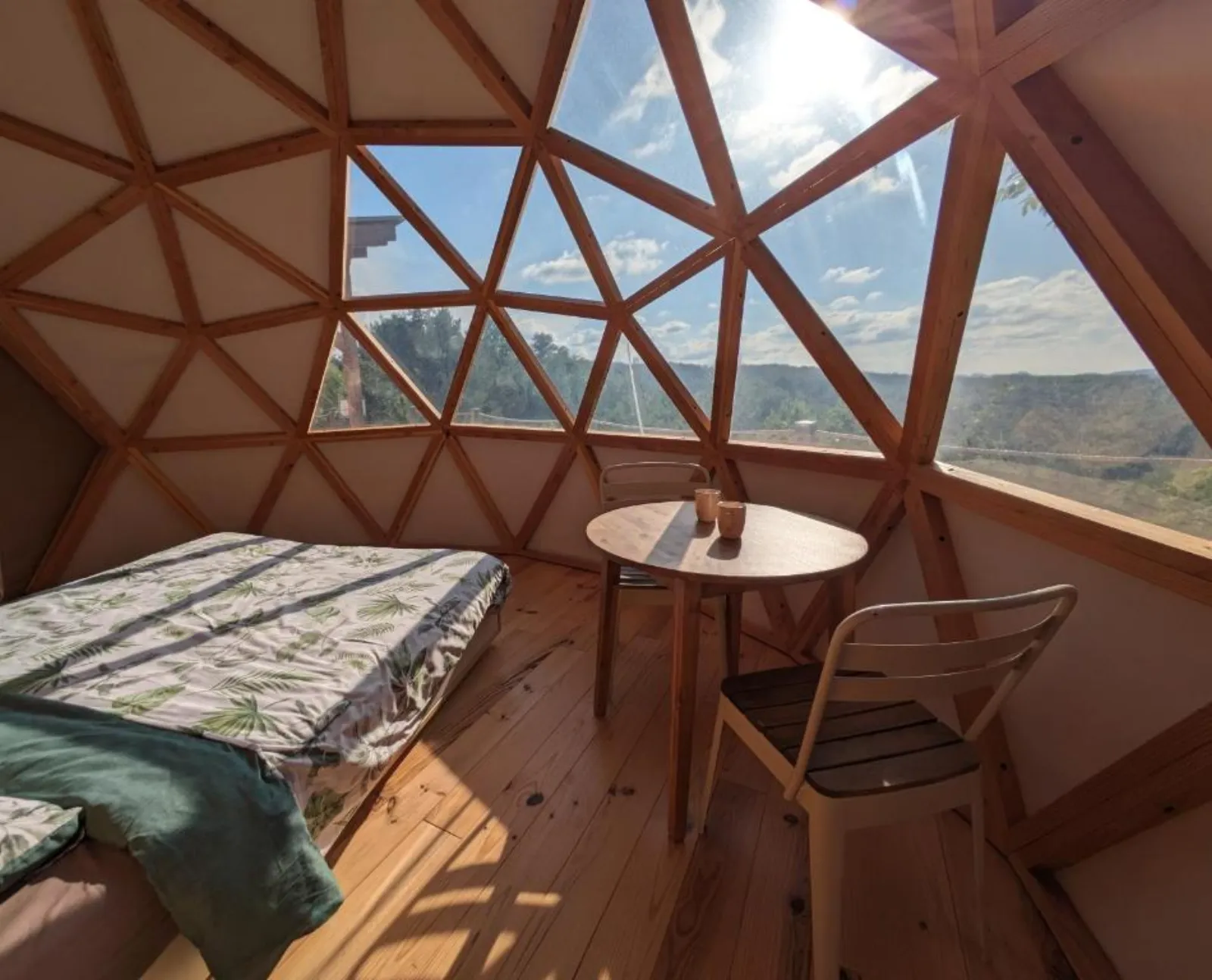 Chambre dôme sous les étoiles à Belloc