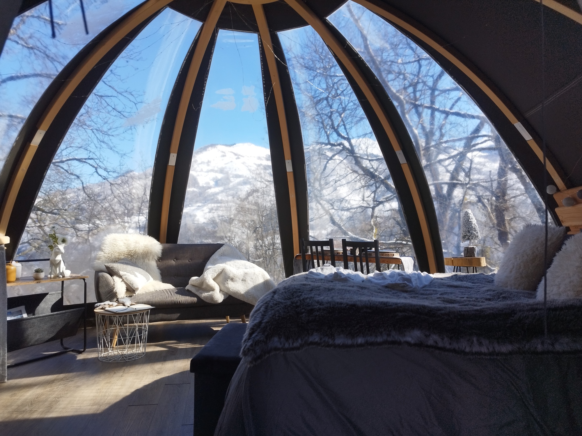 Chambre dôme sous les étoiles à Cier De Luchon