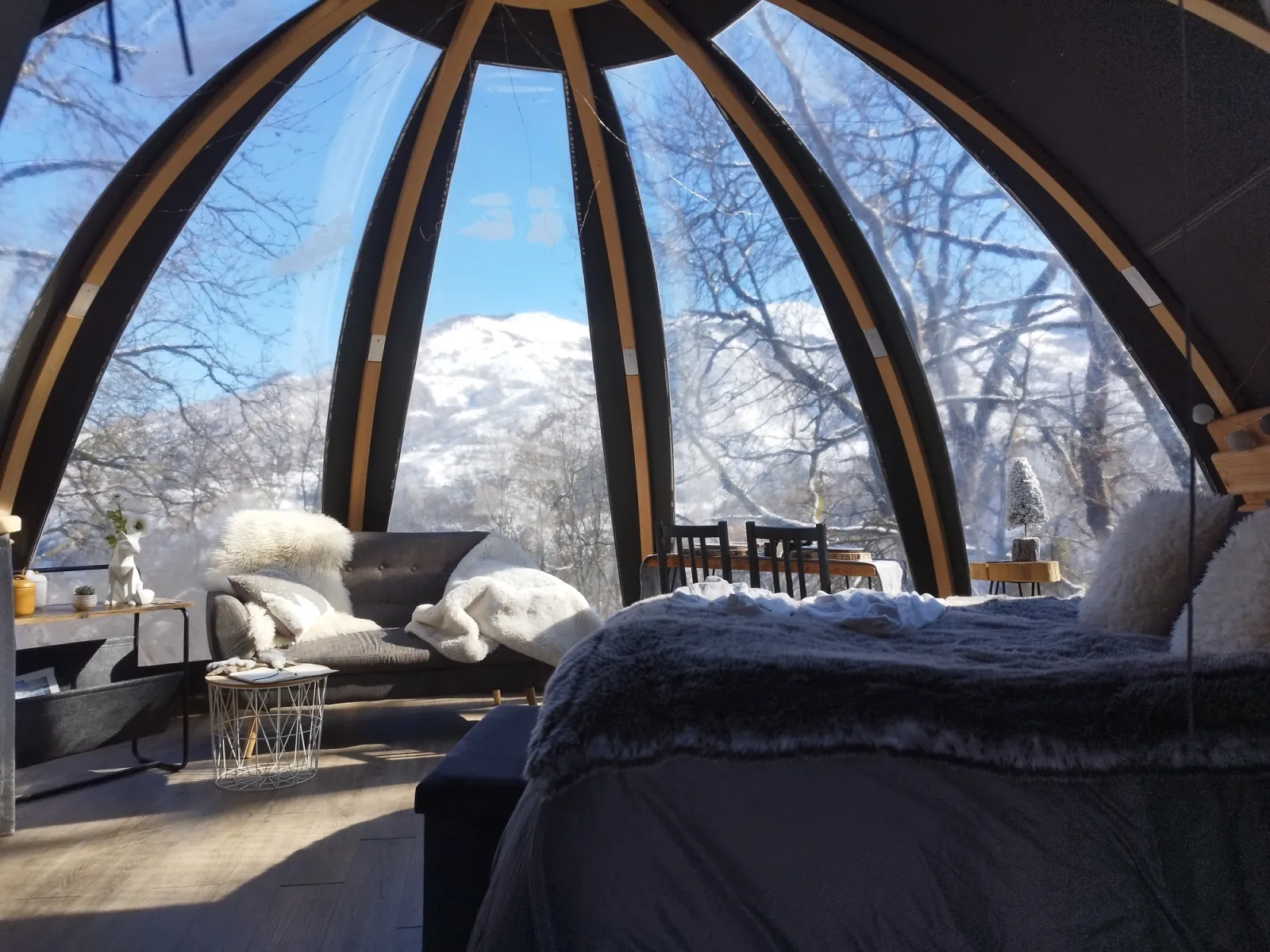 Chambre dôme sous les étoiles à Cier De Luchon