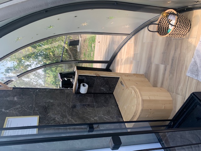 Chambre bulle sous les étoiles à Cappelle-Brouck