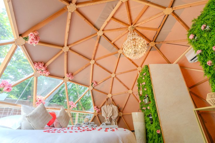 Intérieur dôme à Nanteuil Les Meaux