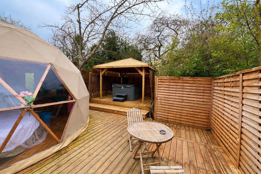 Dôme Fiore avec jacuzzi : Dôme en Île-de-France – photo 16 sur 37