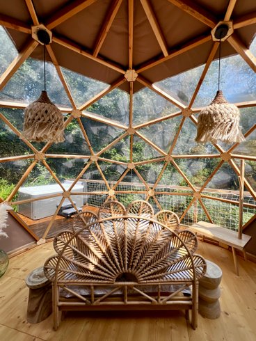 Dôme Guatape avec jacuzzi : Dôme en Île-de-France – cadre naturel Seine-et-Marne