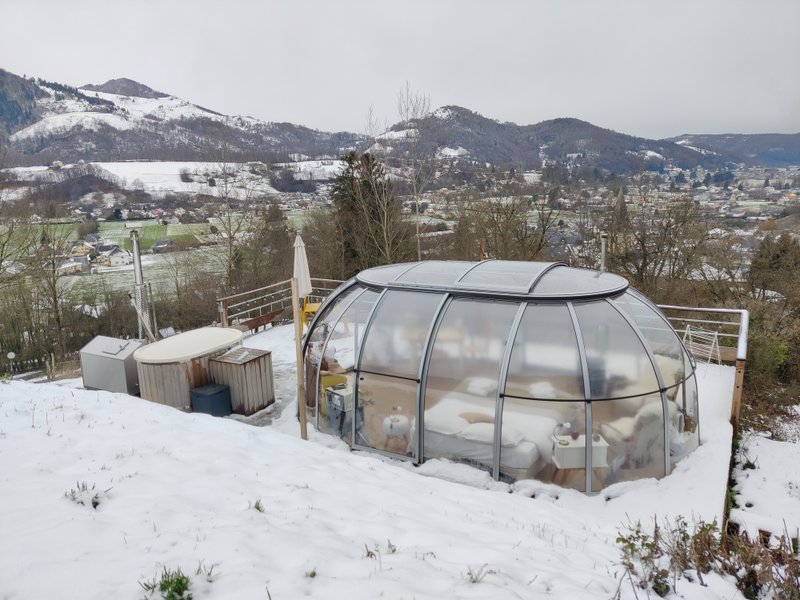 La Canopée & Spa : Dôme en Midi-Pyrénées (Occitanie) – dôme à Gerde, Hautes-Pyrénées