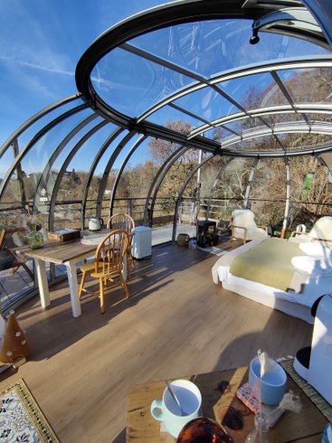 Chambre dôme sous les étoiles à Gerde