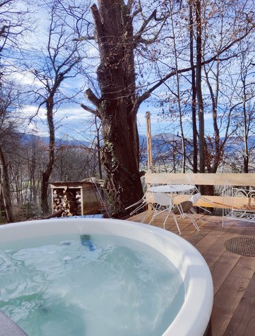 Intérieur dôme à Gerde