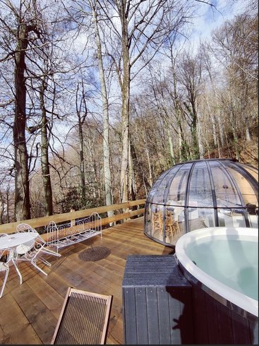 Le Dôme Transparent & son spa : Dôme en Midi-Pyrénées (Occitanie) – photo 14 sur 24