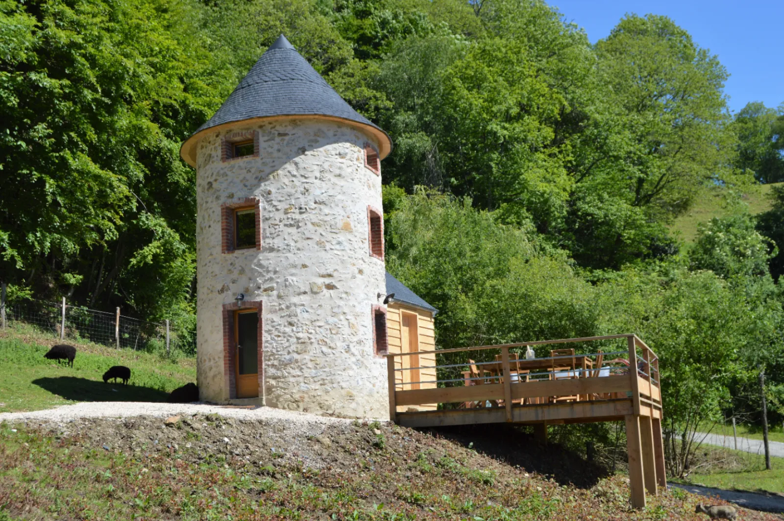 Intérieur bulle à Gerde