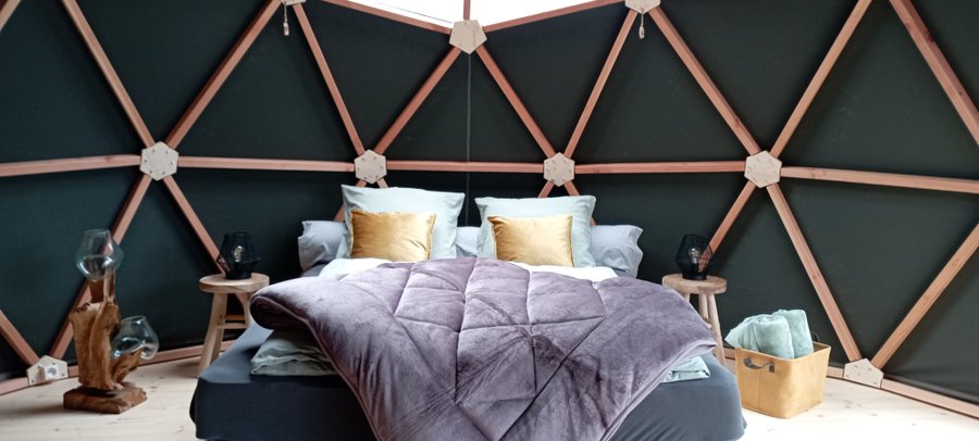 Cocon des Cabris : Dôme en Lorraine (Grand Est) – vue extérieure