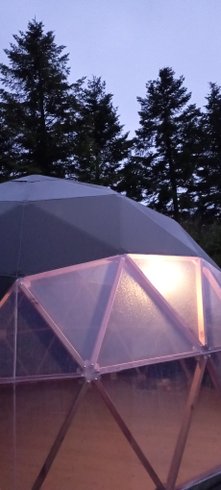 Chambre dôme sous les étoiles à Bérig-Vintrange